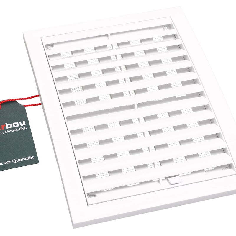 Kratka wentylacyjna zamykana z siatką 180x250 mm - KOTARBAU