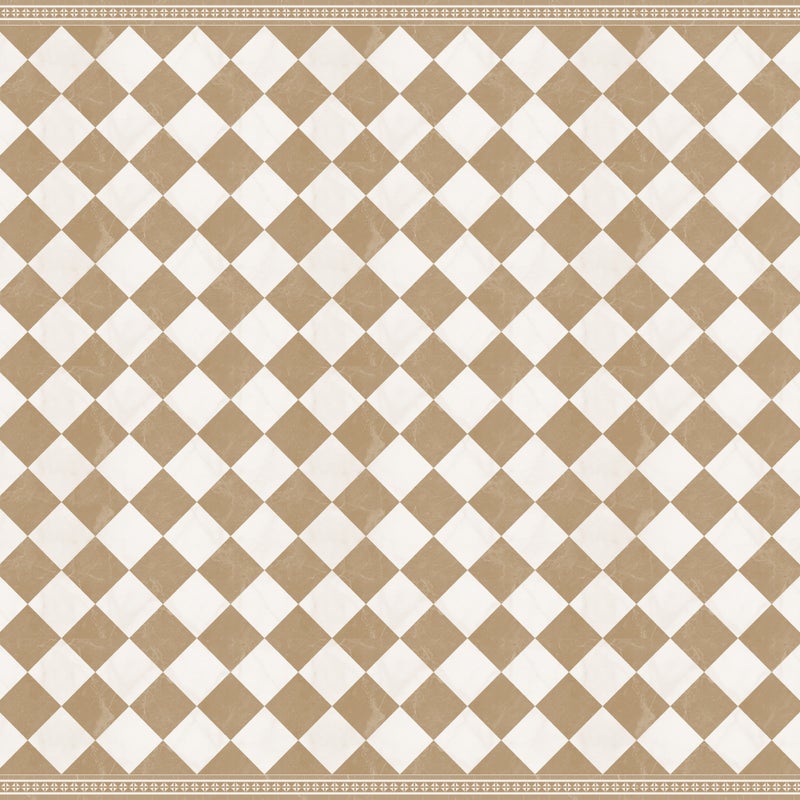 Dywan winylowy Galileo beżowy 200x300 cm - antypoślizgowy dywan PVC do kuchni lub salonu, zmywalny, wodoodporny styl