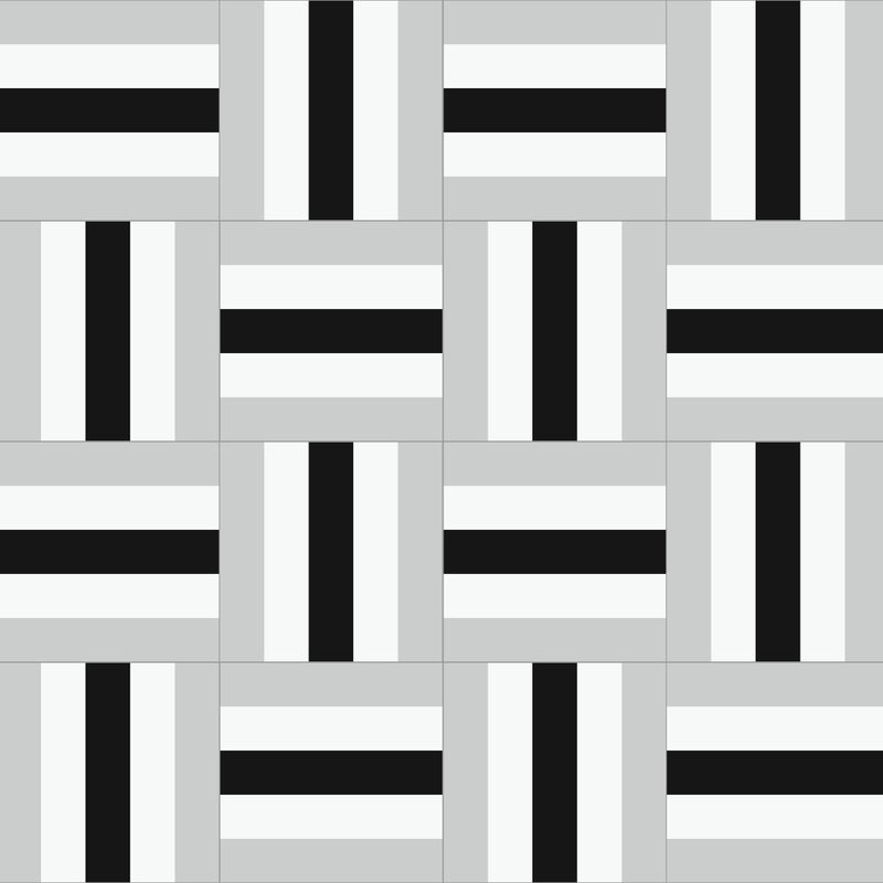 Dywan winylowy Olivier 66x100 cm - antypoślizgowy dywan z PVC do kuchni lub salonu, zmywalny, w geometrycznym stylu