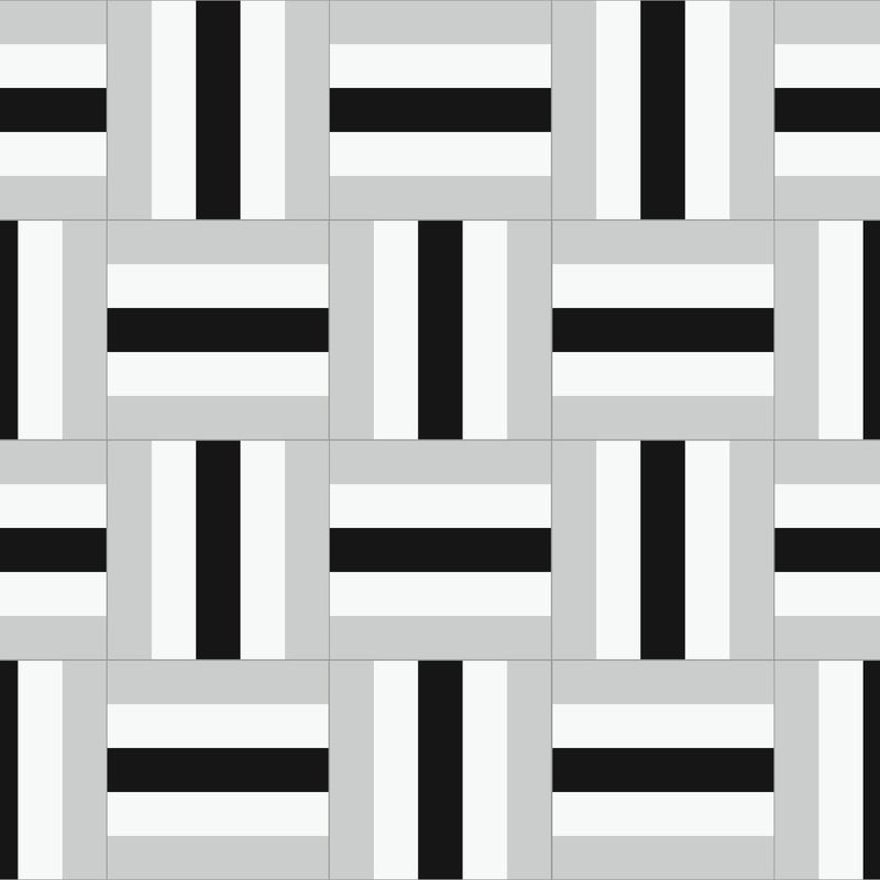 Dywan winylowy Olivier 66x250 cm - antypoślizgowy dywan PVC do kuchni lub salonu, zmywalny, geometryczny styl