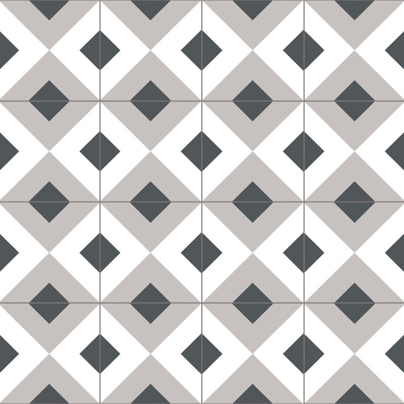 Dywan winylowy Pascal 66x100 cm - antypoślizgowy dywan z PVC do kuchni lub salonu, zmywalny, w geometrycznym stylu