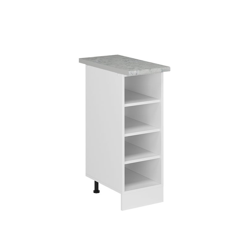 Vicco Półka kuchenna R-Line, Biały, 30 cm , BR Marmur