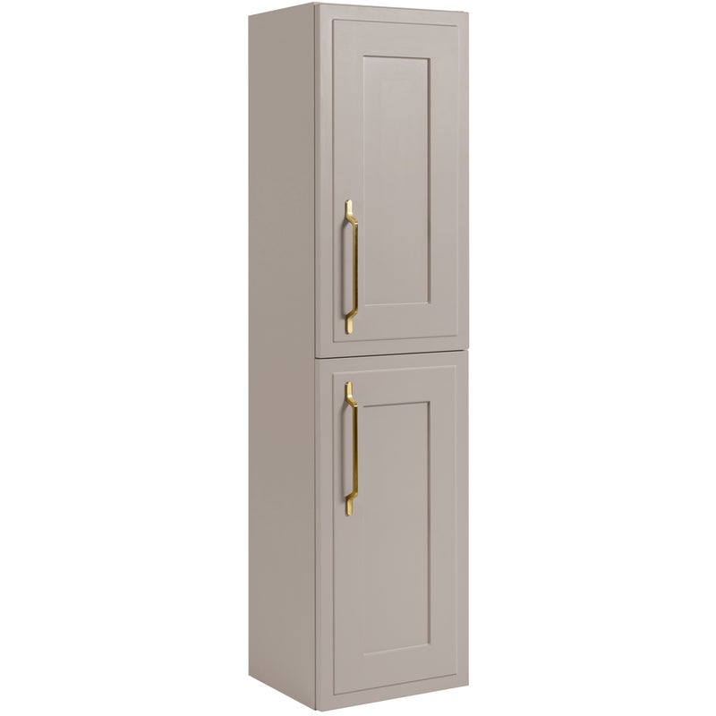 Słupek łazienkowy CLASSIC 136 cm kaszmir złoty uchwyt frezowany front