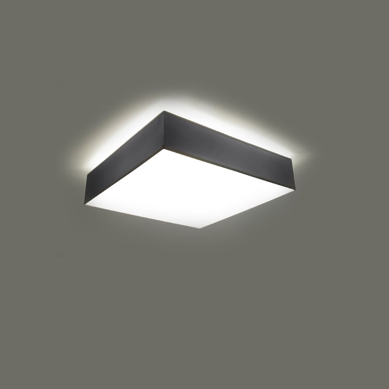 Plafon CARE 25 szary LED 3000K - 25x25x11cm Sollux