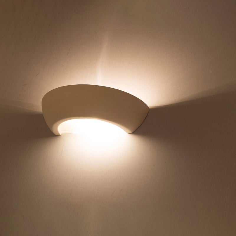 Kinkiet ceramiczny LUXIS LED 3000K - 34x16x8cm Sollux
