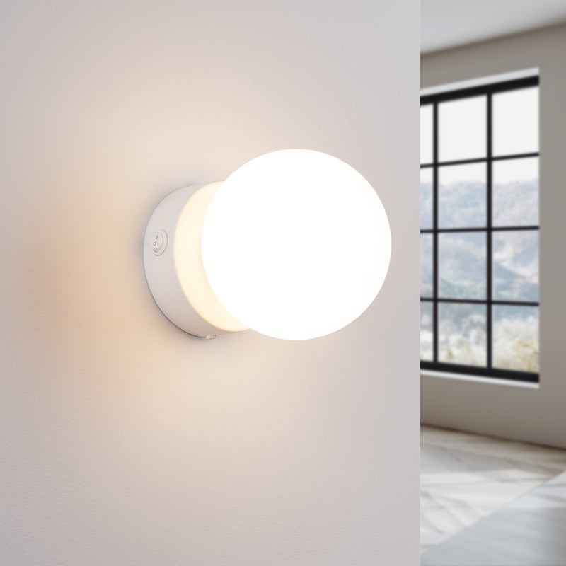 Kinkiet ZYNFI 1 biały LED 3000K - 12x14x12cm Sollux