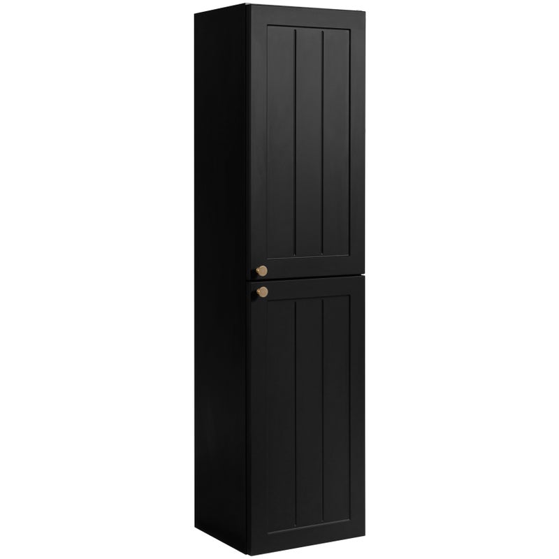 Słupek łazienkowy GUSTO 136 cm czarny 3 kolory uchwytów frezowany front