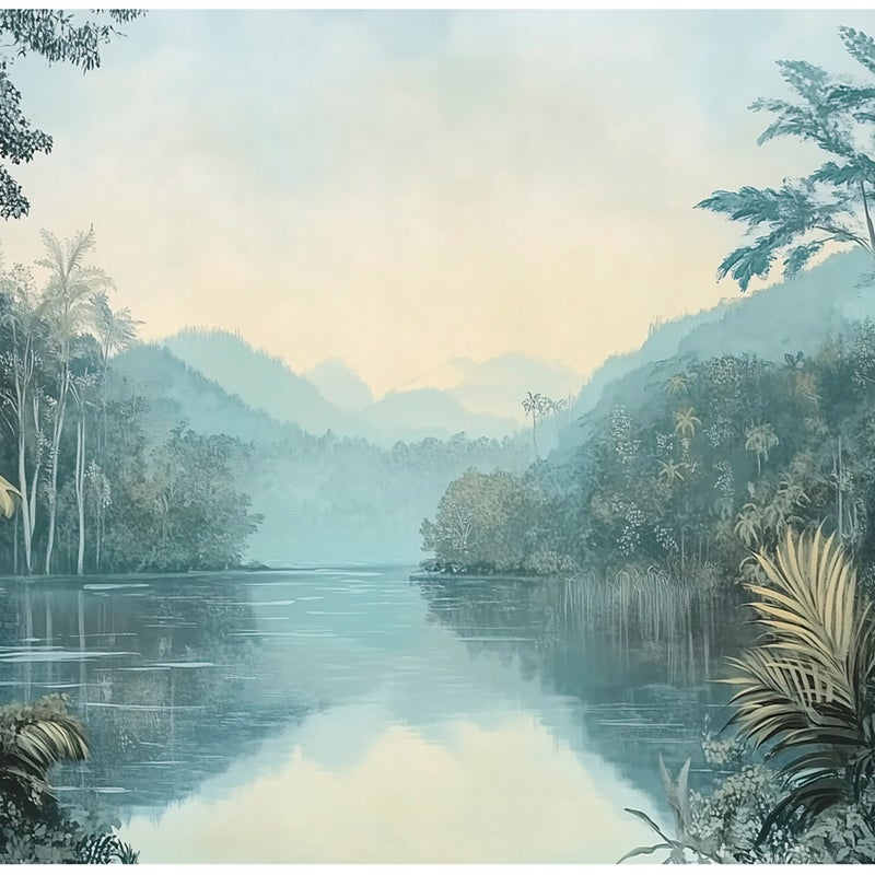 Fototapeta Krajobraz 3D Las Rzeka Natura 300x210 cm Tapeta Do Sypialni Salonu Kuchni Na Flizelinie