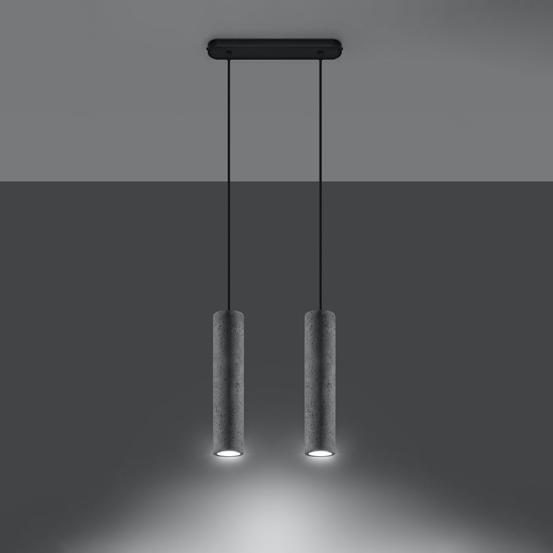 Lampa wisząca SOLVIX 2 LED 3000K - 30x6x90cm Sollux