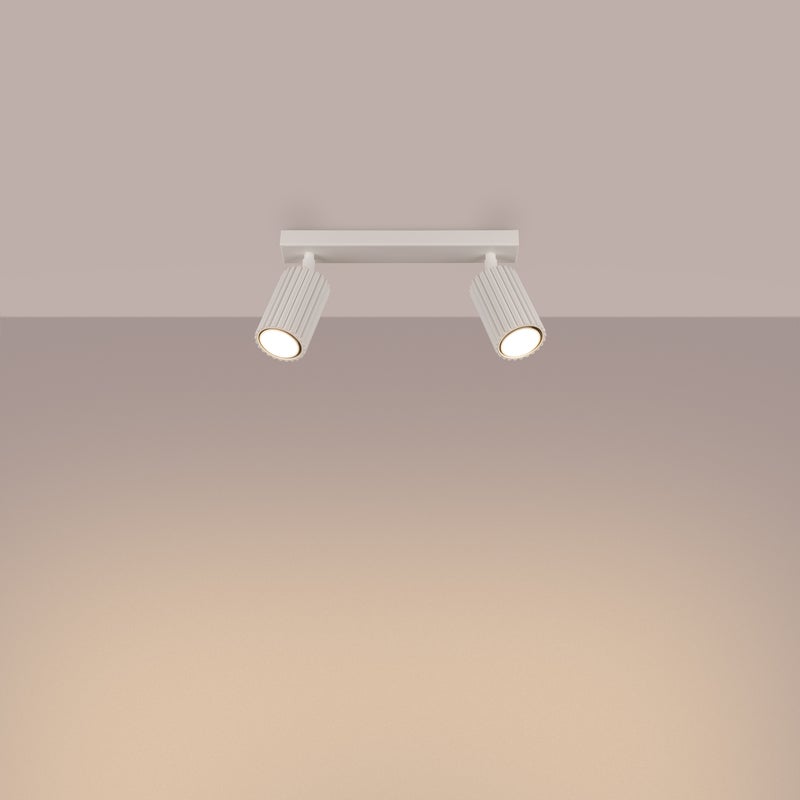 Plafon GLOOW 2 beżowy LED 3000K - 30x6.5x16.5cm Sollux