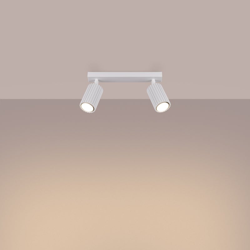 Plafon GLOOW 2 biały LED 3000K - 30x6.5x16.5cm Sollux