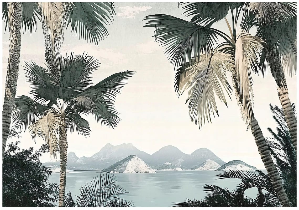 Fototapeta Dżungla Las Tropikalny Drzewa 3D 300x210 cm Tapeta Do Sypialni Salonu Kuchni Na Flizelinie