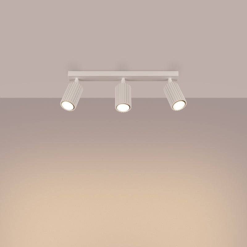 Plafon GLOOW 3L beżowy LED 3000K - 45x6.5x16.5cm Sollux