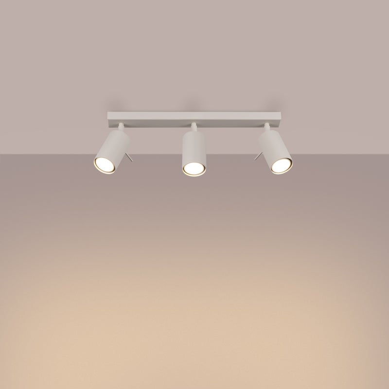 Plafon BRIIX 3L beżowy LED 3000K - 45x6x17cm Sollux