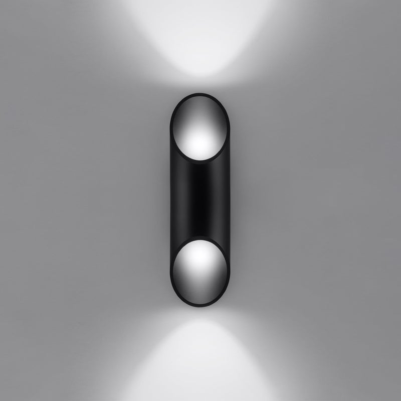 Kinkiet ZITIEX 30 czarny LED 3000K - 10x12x30cm Sollux