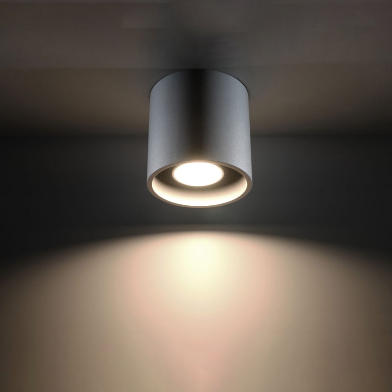 Plafon CELERIS 1 szary LED 3000K - 10x10x10cm Sollux