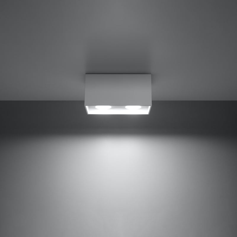 Plafon QUADX MAXI biały LED 3000K - 20x10x10cm Sollux