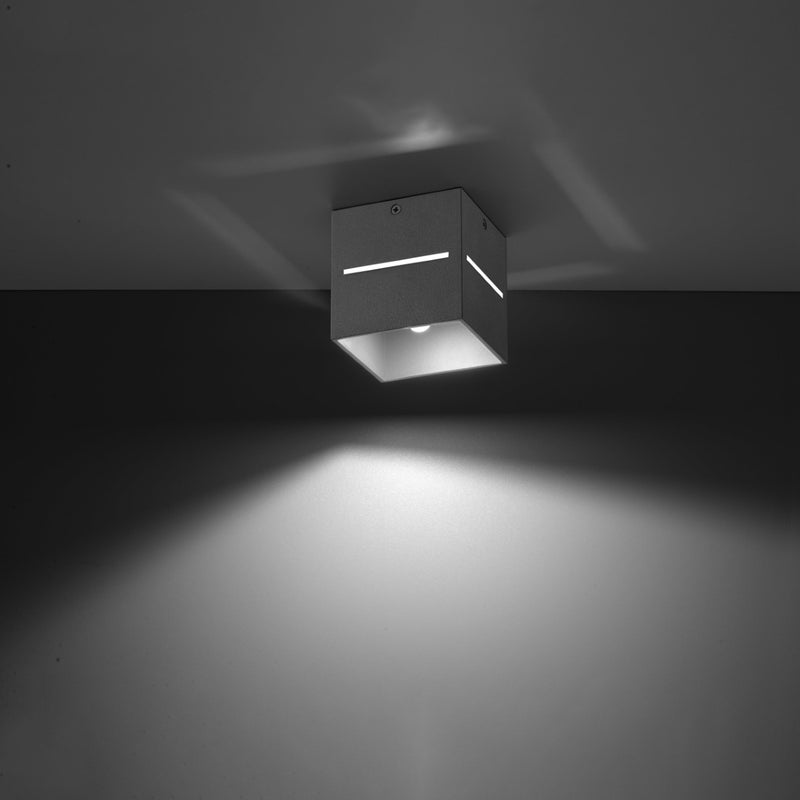 Plafon ZORBO szary LED 3000K - 10x10x10cm Sollux
