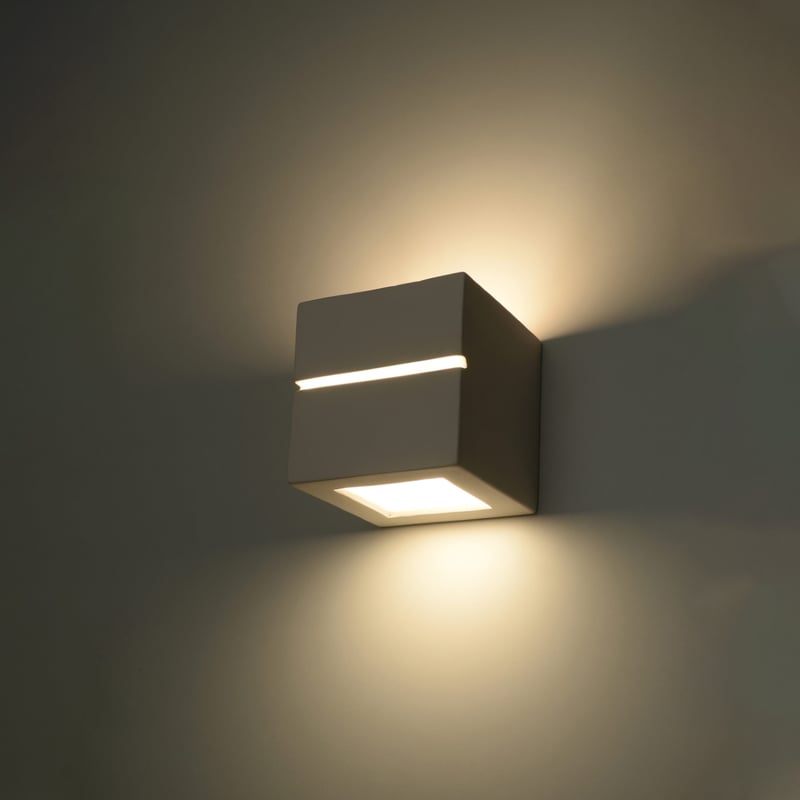 Kinkiet ceramiczny ASTRA LINE LED 3000K - 14x14x14cm Sollux