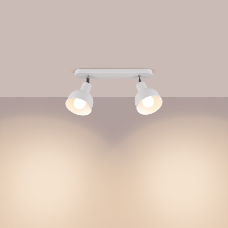 Plafon ZENDA 2 biały LED 3000K - 47x24x18.5cm Sollux