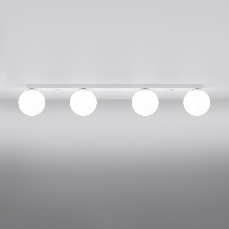 Plafon ZYNFI 4 biały LED 3000K - 88x12x14.5cm Sollux