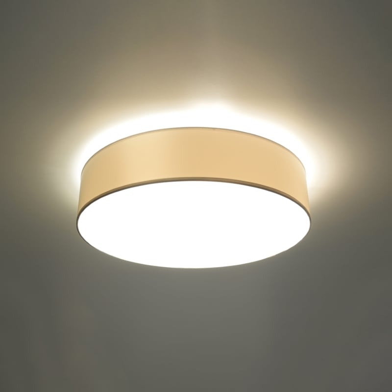 Plafon CERCLE 45 biała LED 3000K - 45x45x11cm Sollux