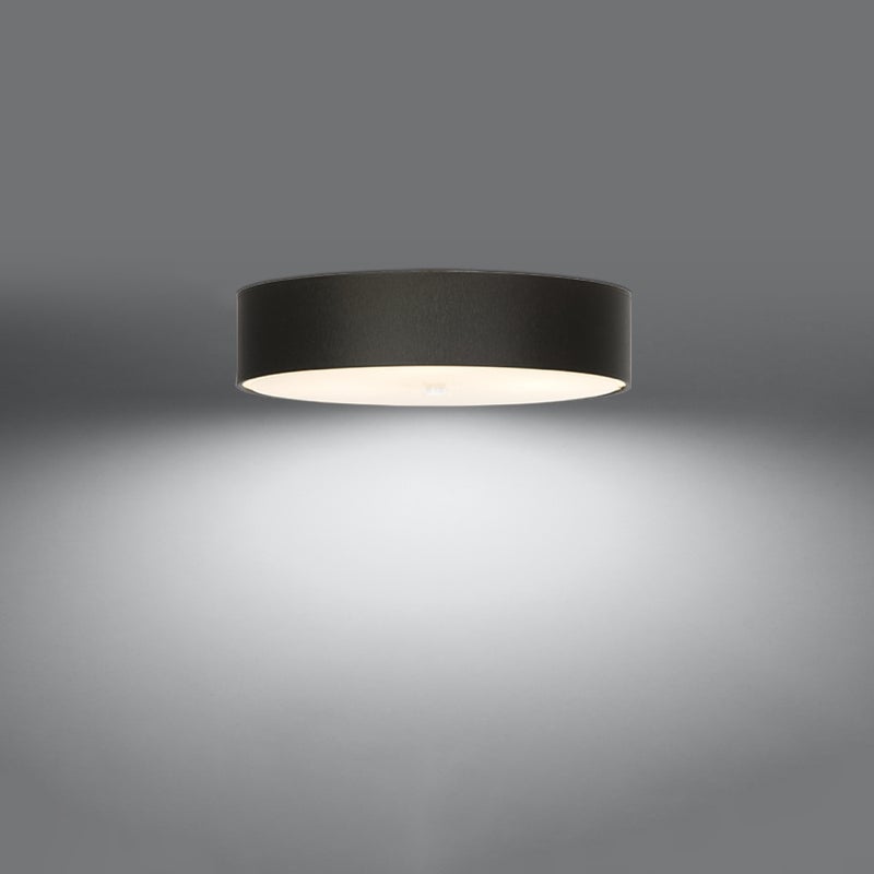 Plafon KALMARIS 50 czarny LED 3000K - 50x50x16cm Sollux