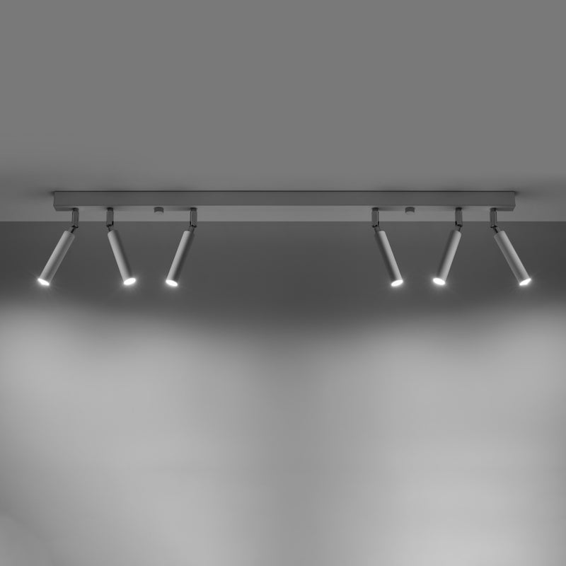 Plafon ASTIX 6 biały LED 3000K - 100x3x20cm Sollux