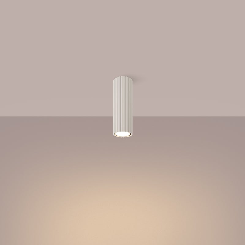 Plafon GLOOW 20 beżowy LED 3000K - 6.5x6.5x20cm Sollux