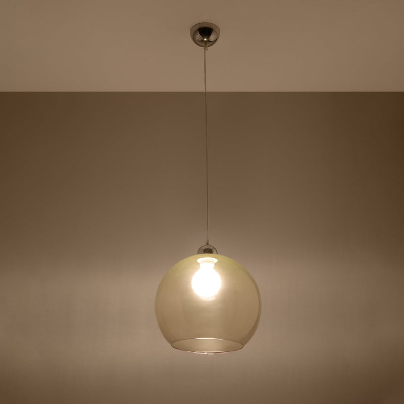 Lampa wisząca ESFERA szampański LED 3000K - 30x30x120cm Sollux