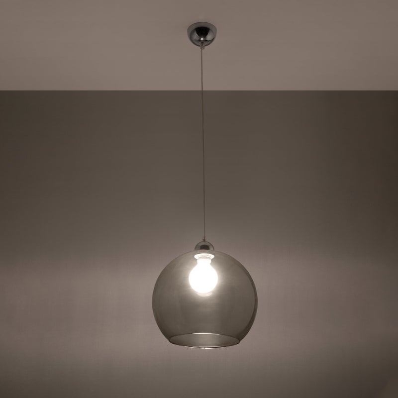 Lampa wisząca ESFERA grafit LED 3000K - 30x30x120cm Sollux