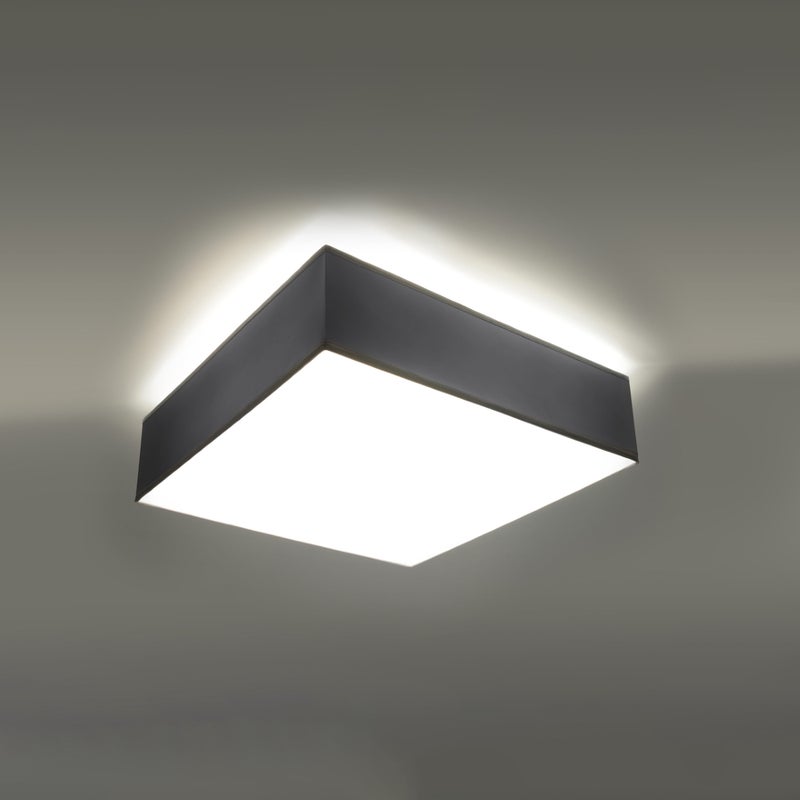 Plafon CARE 35 szary LED 3000K - 35x35x11cm Sollux