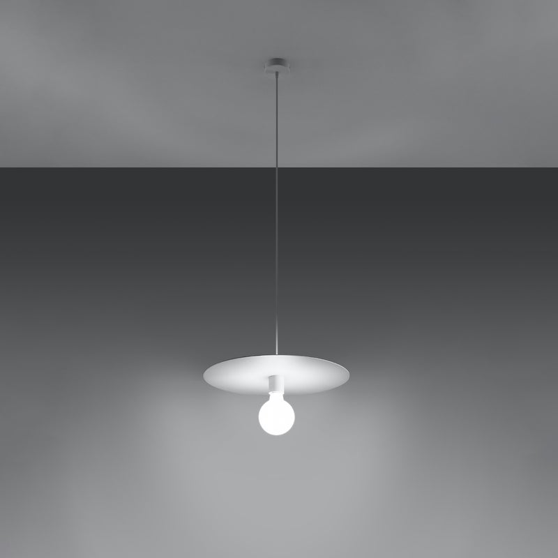 Lampa wisząca FLAVIETA biała LED 3000K - 40x40x105cm Sollux