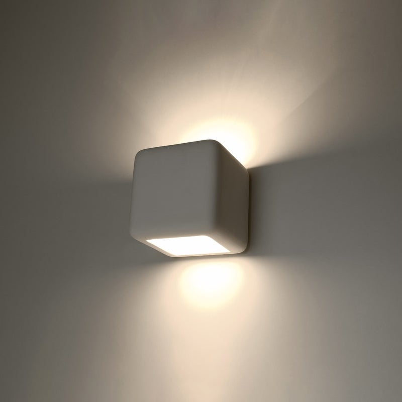 Kinkiet ceramiczny BEAIS LED 3000K - 14x14x14cm Sollux