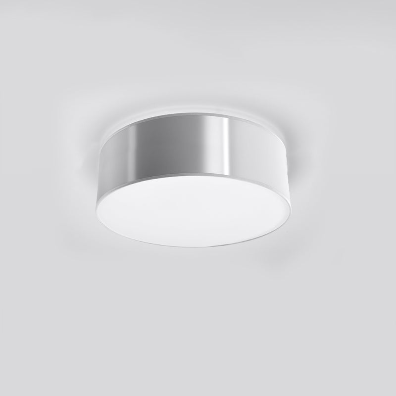 Plafon CERCLE 25 szary LED 4000K - 25x25x11cm Sollux