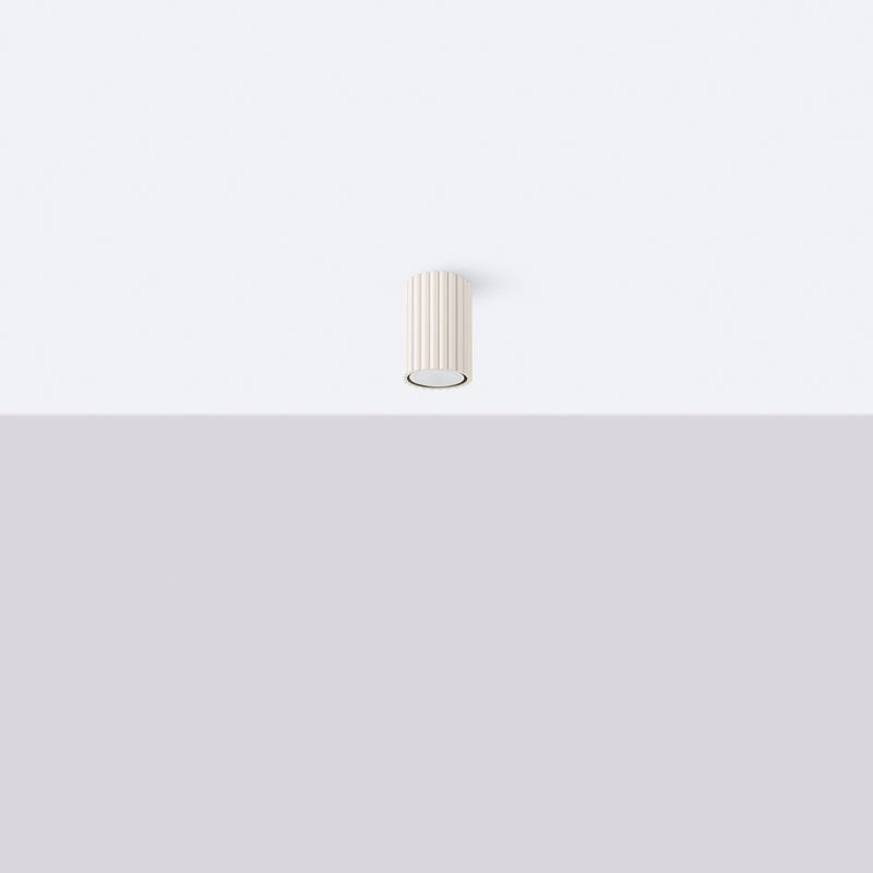 Plafon GLOOW 10 beżowy LED 4000K - 6.5x6.5x10cm Sollux