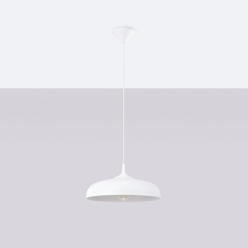 Lampa wisząca ZINTA biała LED 4000K - 38x38x74cm Sollux