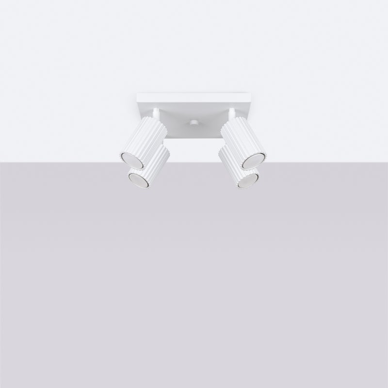 Plafon GLOOW 4 biały LED 4000K - 25x25x16.5cm Sollux