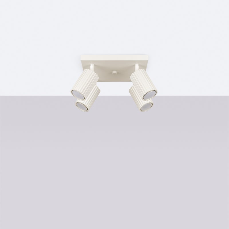 Plafon GLOOW 4 beżowy LED 4000K - 25x25x16.5cm Sollux