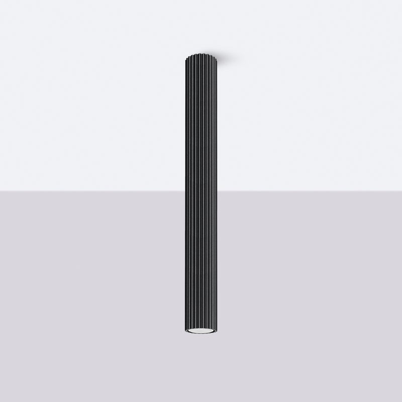 Plafon GLOOW 60 czarny LED 4000K - 6.5x6.5x60cm Sollux