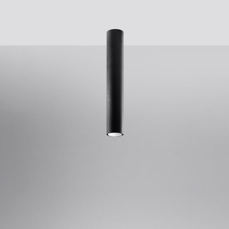 Plafon TORIS 40 czarny LED 4000K - 6x6x40cm Sollux