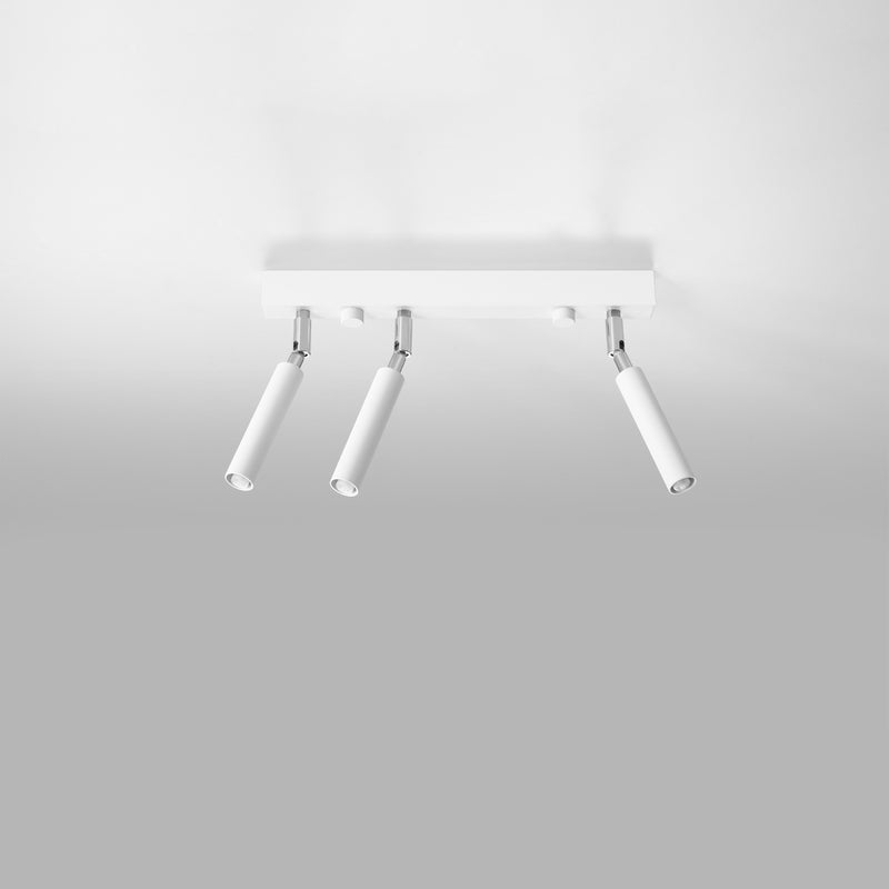 Plafon ASTIX 3 biały LED 4000K - 35x3x20cm Sollux