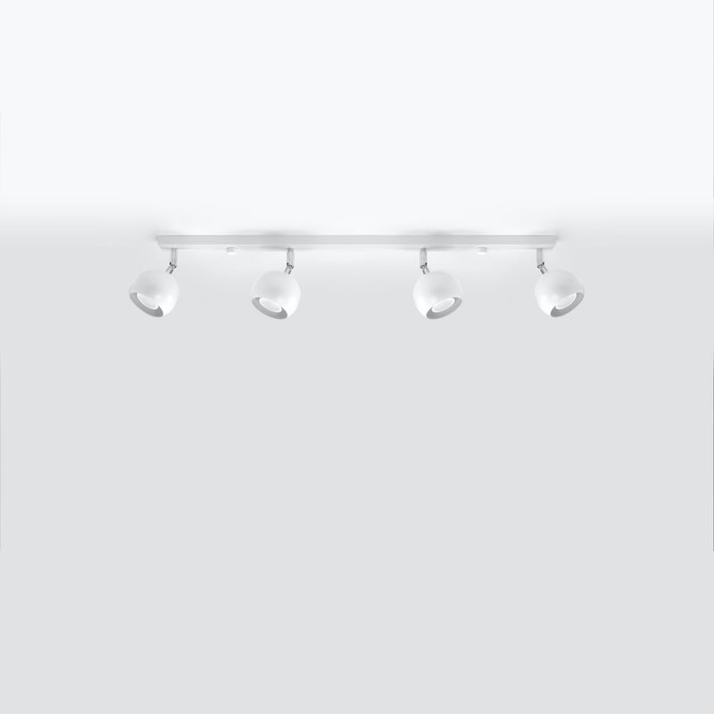 Plafon RAYIS 4L biały LED 4000K - 80x10x16cm Sollux