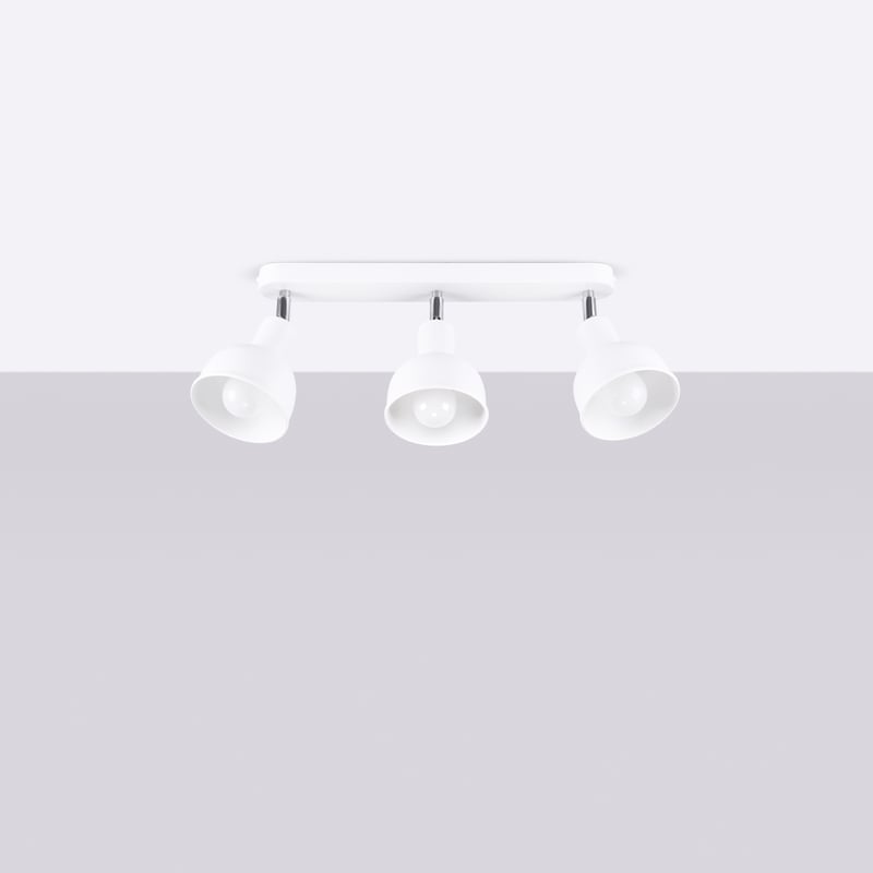 Plafon ZENDA 3 biały LED 4000K - 59x24x18.5cm Sollux