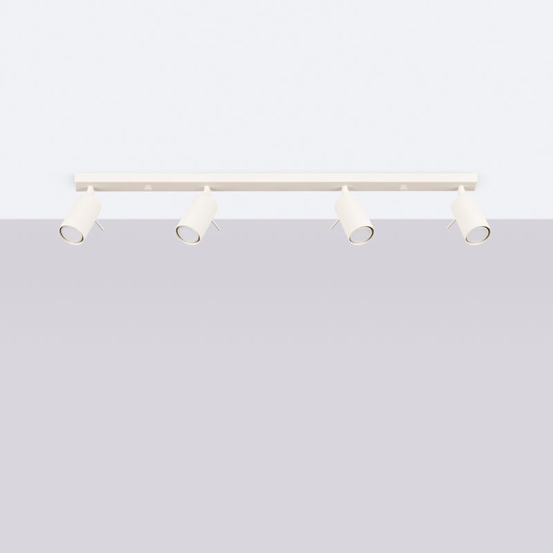 Plafon BRIIX 4L beżowy LED 4000K - 81x6x17cm Sollux