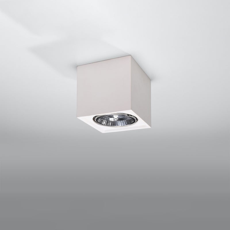 Plafon ceramiczny FLAIX LED 4000K - 14x14x14cm Sollux