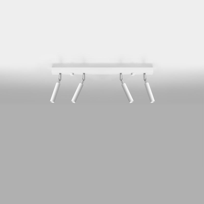 Plafon ASTIX 4 biały LED 4000K - 60x3x20cm Sollux