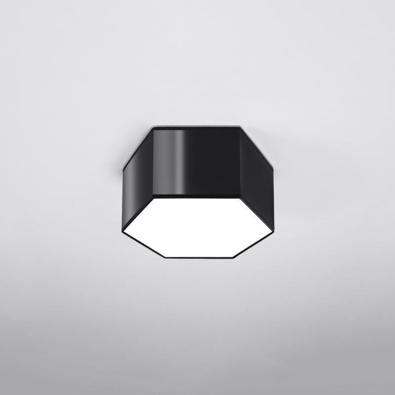 Plafon SOLINIA 15 czarny LED 4000K - 30.5x26.5x15.5cm Sollux