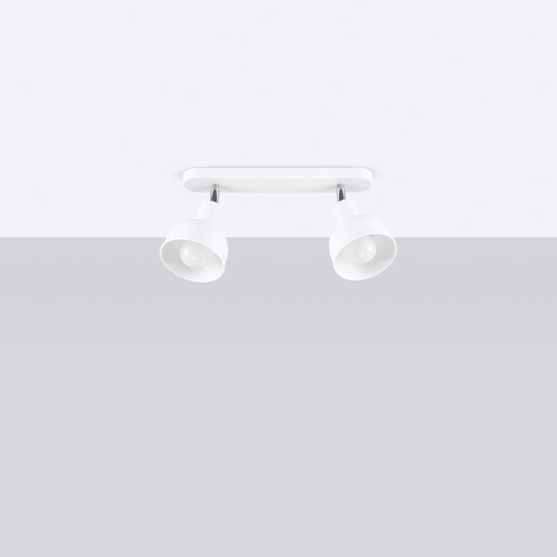 Plafon ZENDA 2 biały LED 4000K - 47x24x18.5cm Sollux