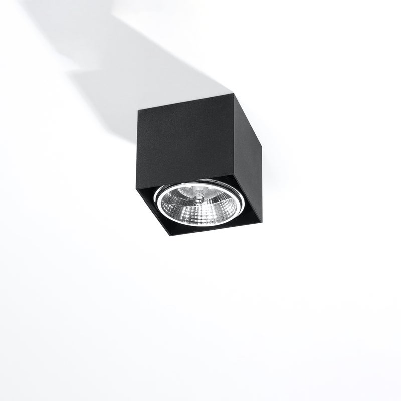 Plafon NEXIFLEX czarny LED 4000K - 12x12x11cm Sollux